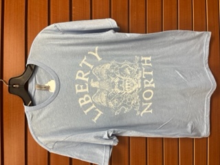 Light Blue Liberty North Queen-Inspired Stylized Tee
