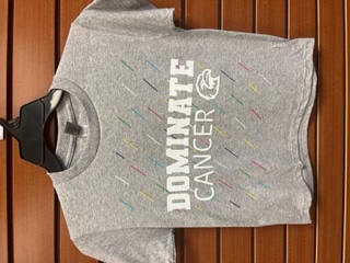 Grey Dominate Cancer Tee