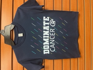 Navy Blue Dominate Cancer Tee