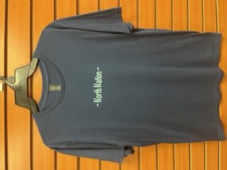 North Nation Navy and Teal Tee