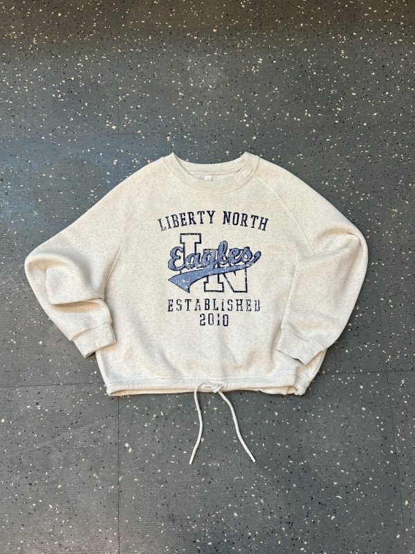 Oatmeal Cropped Crew